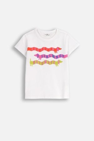 COCCODRILLO t-särk ACADEMY GIRL KIDS, valge, cm 