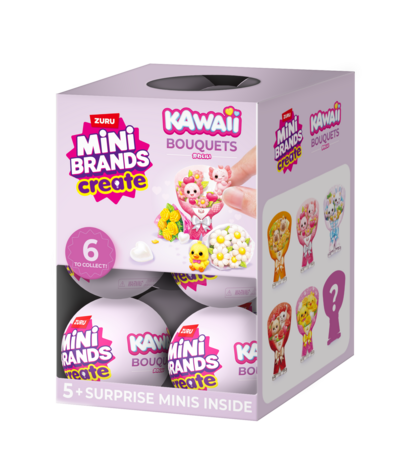 MINI BRANDS miniatuuride komplekt Kawaii Bouquet, 1. seeria, assortii., 77844GQ1 