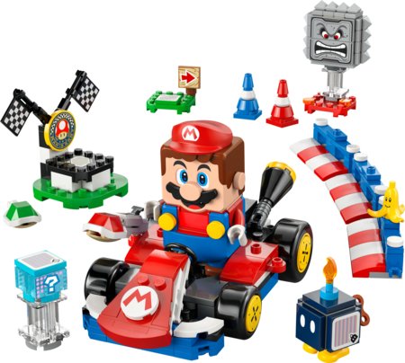 72043 LEGO® Super Mario Mario Kart™ – interaktiivne LEGO® Mario™ ja Standard Kart 