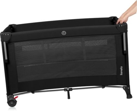 LIONELO reisivoodi-maneež ELLEN, Black carbon 