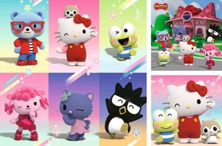 RAVENSBURGER PUZZLE pusle Hello Kitty, 3x49 tk, 12001035 7 