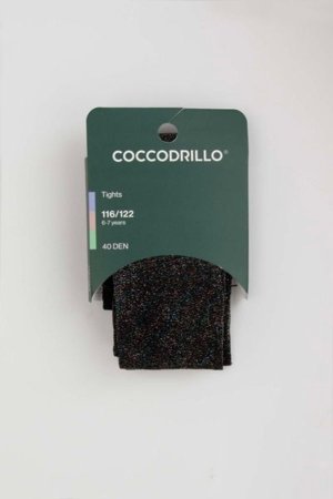 COCCODRILLO sukad TIGHT MICROFIBRE COLORFUL, must, ZC5380316TMC-021-128, 128/134 cm 