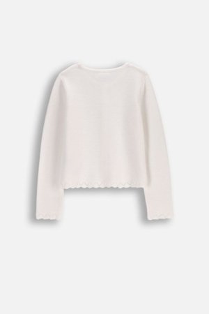 COCCODRILLO kardigan, valge, WC6172204EJG-001-158, 158 cm 