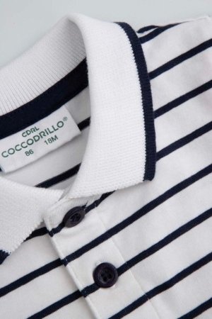 COCCODRILLO pikkade varrukatega beež särk ELEGANT BABY BOY, värv, WC5112501EBB-022-080, 80 cm 