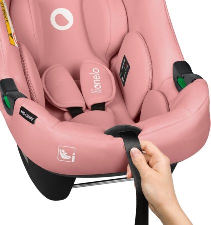 LIONELO turvatool alusega ISOFIX ASTRID I-SIZE, Pink coral, 40-87 cm. 