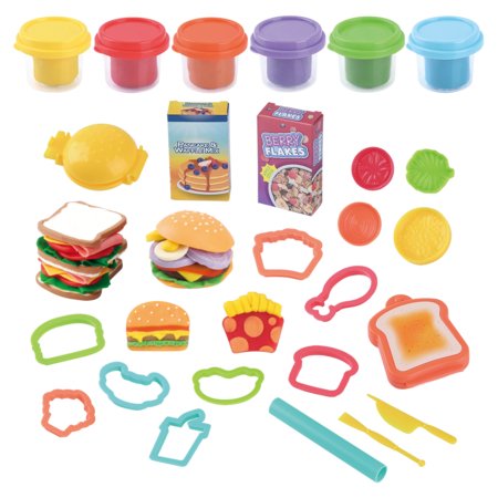 PLAYGO DOUGH lõunasöögi ja suupistete plastiliinikomplekt, 8211 
