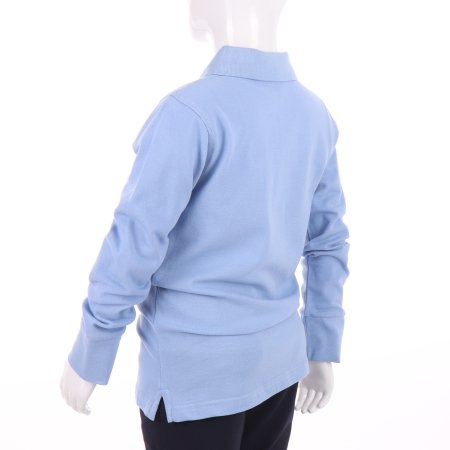 MAMAJUM long sleeved polo 10-000006, sinene, 122/128 cm 