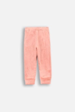 COCCODRILLO joggers FLOWERS GIRL NEWBORN, powder pink, ZC4120101FGN-033-086, 86 cm 