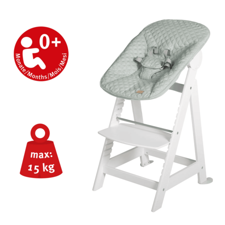 ROBA muudetav toitmisjärje tool BORN UP 2in1, Frosty green, 75063WEV241 