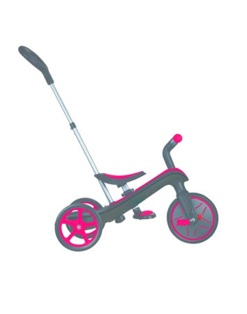 GLOBBER kolmerattaline jalgratas Explorer Trike Foldable 4 In 1, punane, 732-102 