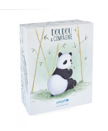 DOUDOU ET COMPAGNIE unicef panda beebiga 25cm, DC3987 DC3987