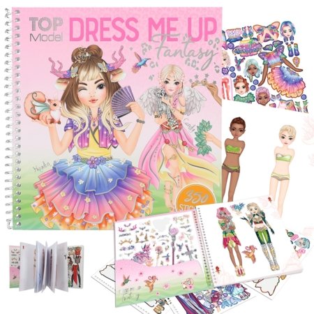 TOP MODEL kleebiste raamat Dress Me Up Fantasy, 12605 
