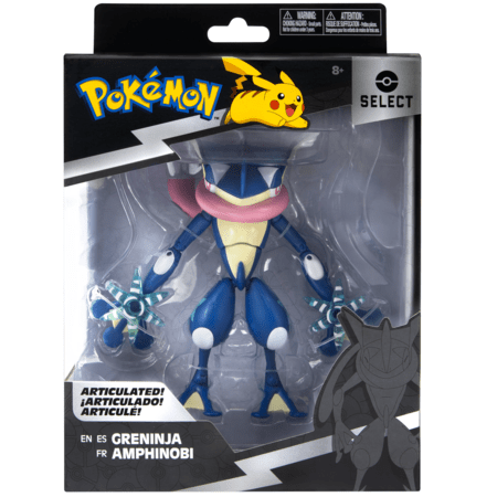 POKEMON Greninja liigendatav figuur, 15 cm, PKW2409 