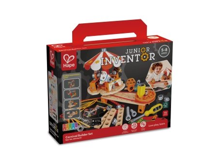 HAPE konstruktor Carnival Builder Set, 73 tarvikuga, E3040A 