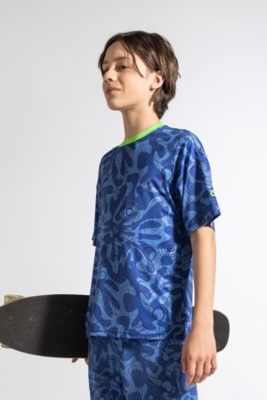 COCCODRILLO short sleeved t-shirt, blue, size 