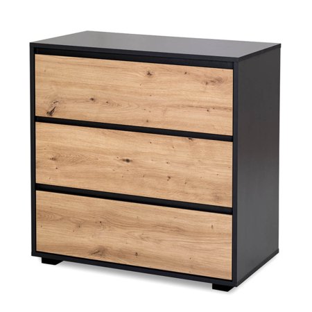 LITTLE SKY by KLUPŚ komood DALIA, Anthracite/Oak 