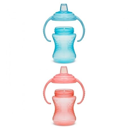 MUNCHKIN treeningpudel käepidemetega ja pehme otsikuga, Gentle Transition, sinine, 90460, 118 ml 