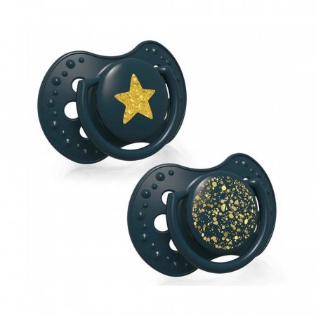 LOVI rõngaslutt silikoon 0-3 m, 2 tk, Stardust green, 22/892_green 22/892_green