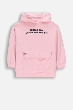 COCCODRILLO kapuutsiga pusa, roosa, WC6132301SGK-007-116, 116 cm 