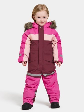 DIDRIKSONS talvekombinesoon BJÄRVEN 3, roosa, 505466-322, 140 cm 
