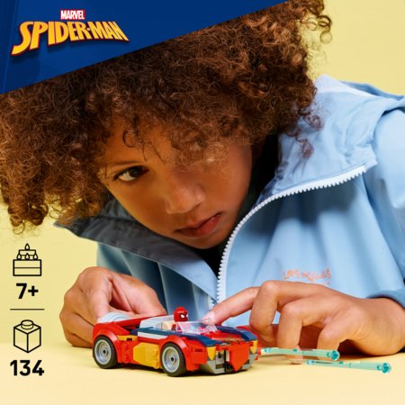 76336 LEGO® ǀ Marvel Spider-Mani auto vs. mürgine Wolverine 