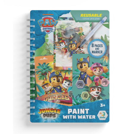 DODO maagiline veega värvimisraamat Paw Patrol – Džungel, 200630 