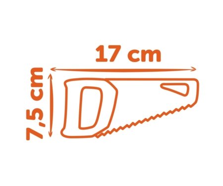 SMOBY BLACK & DECKER meistrite tööriistakast, 6 tööriista, 7600360940 