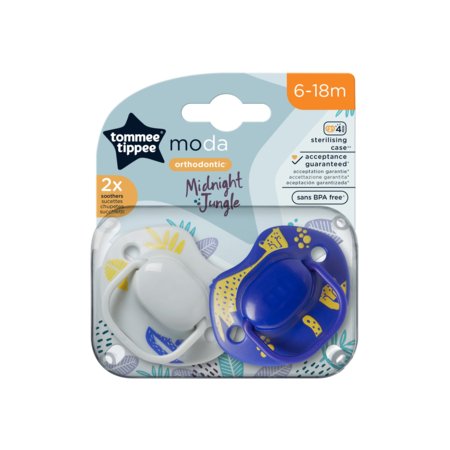 TOMMEE TIPPEE ortodontilised lutid MODA, 6-18 m., 2 tk., 43338594 43338592
