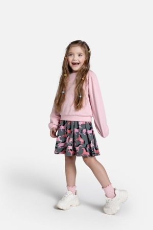 COCCODRILLO pikkade varrukatega kleit NOSTALGIC MEADOW GIRL KIDS, roheline, WC5129101NGK-027-122, 122 cm 