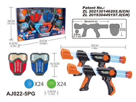 AO JIE laskmiskomplekt 48 palliga ja 2 maskiga, AJ022-5PG 