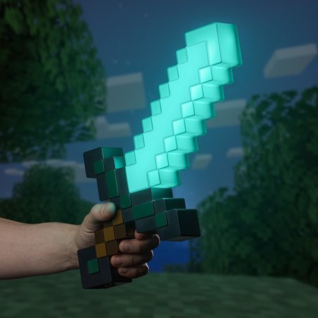 PALADONE MINECRAFT Teemantmõõga lamp, PP12711MCF 