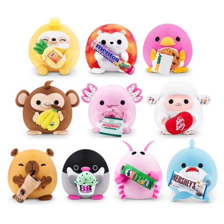 SNACKLES plüüsist mänguasi Plush Medium, assortii, 77573 