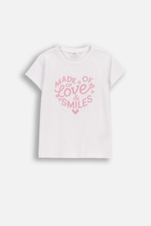 COCCODRILLO lühikeste varrukatega t-särk, valged, cm 