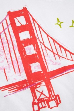 COCCODRILLO lühikeste varrukatega t-särk, valged, cm 