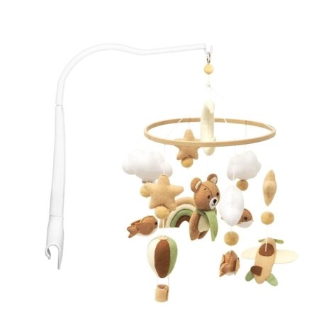 NENO võrevoodi karussell hoidikuga PICO, NEN-BAB-ZB005 