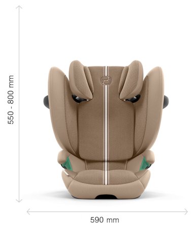 CYBEX turvatool SOLUTION G2 I-FIX PLUS, 100-150 cm., Almond beige, 524000679 