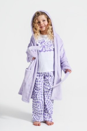 COCCODRILLO hommikumantel BATHROBE, lilla, WC4410101BAT-016-152, 152 cm 