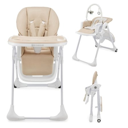 KINDERKRAFT universaalne söögitool 2in1 TUMMIE, beige, KHTUMM00BEG0000 