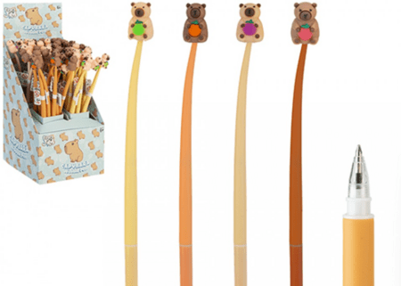 CAPYBARA õõtsuv pastapliiats, assortii, 380206 