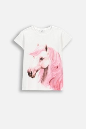 COCCODRILLO lühikeste varrukatega t-särk, valged, cm 