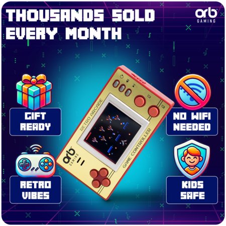 Orb Retro kaasaskantav mängukonsool, 150 mängu, OR-RETARCCTL 