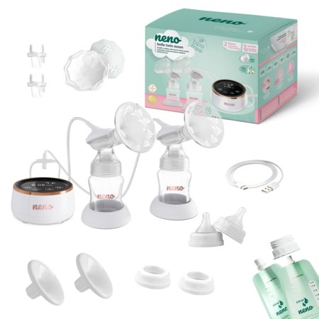 NENO juhtmevaba rinnapump BELLA TWIN MOON, NEN-MAM-LK021 