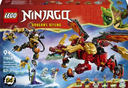 71868 LEGO® NINJAGO® Wyldfyre'i muutuv draakonirobot 