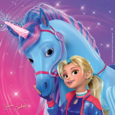 RAVENSBURGER pusle Unicorn Academy Magic and Friendship, 3x49 tk., 12004163 