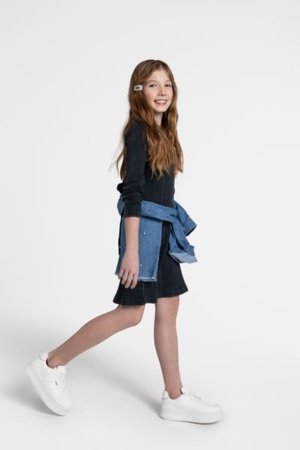 COCCODRILLO pikkade varrukatega kleit DREAM DIARIES GIRL JUNIOR, hall, WC5129101DGJ-019-164, 164 cm 