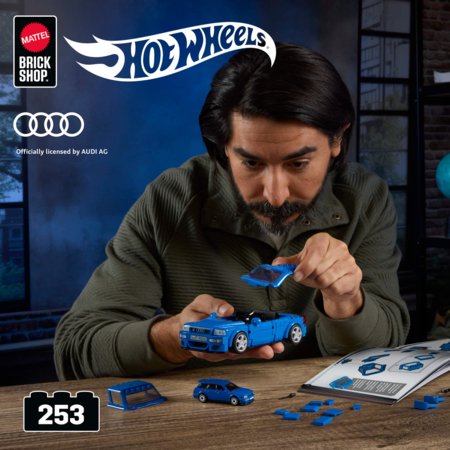 HOT WHEELS Mattel Brick Shop Audi, JGR28 