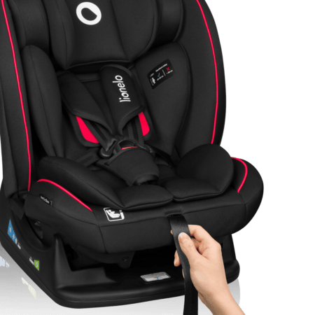 LIONELO turvatool AART I-SIZE, Black carbon red,  40-150 cm., LO-AART I-SIZE 