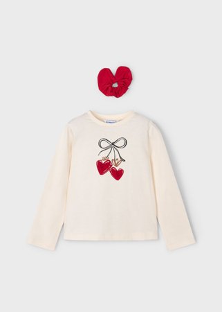 MAYORAL pikkade varrukatega t-särk, macchiato, 4.008-60, 10 cm 
