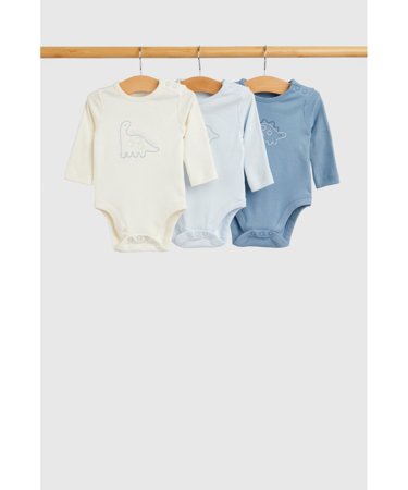 MOTHERCARE pikkade varrukatega beež särk 3 tk., IF260 
