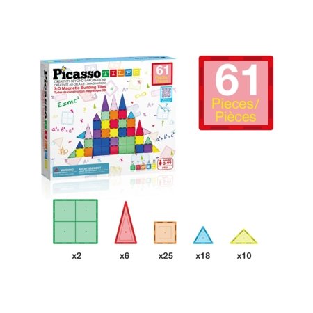 PICASSO TILES magnetkonstruktor 61 tk., PT61 